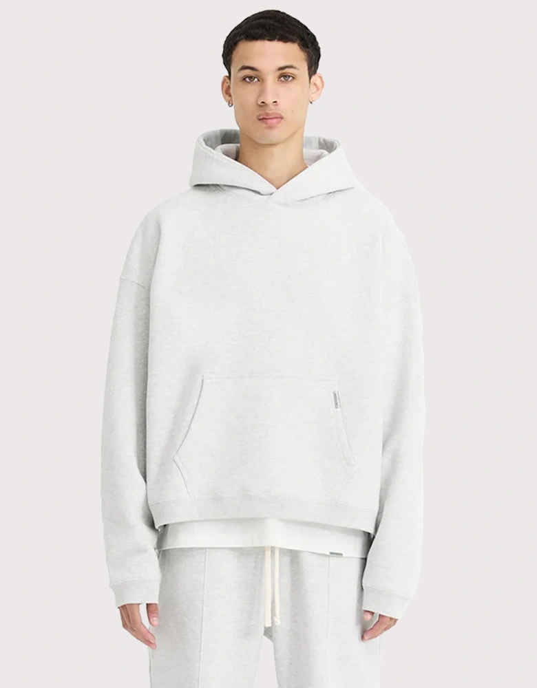 Oversized Initial Boxy Hoodie