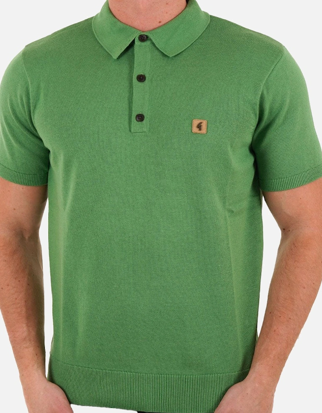 Vintage Jackson Knitted Polo Shirt V00GK04 - Verde Green, 2 of 1