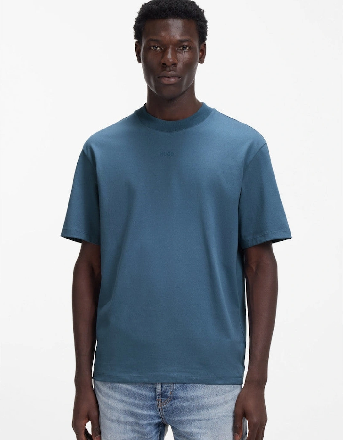 HUGO Dapolino T-Shirt A2-25 496 Open Blue