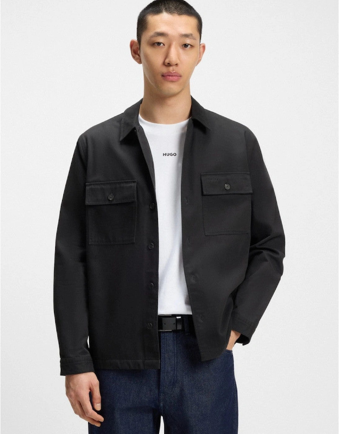 HUGO Epoldo Shirt 001 Black