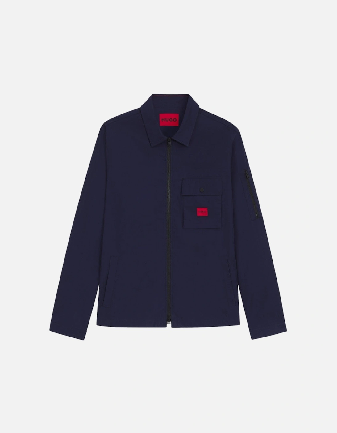 HUGO Emmond Overshirt A1-25 418 Navy, 5 of 4