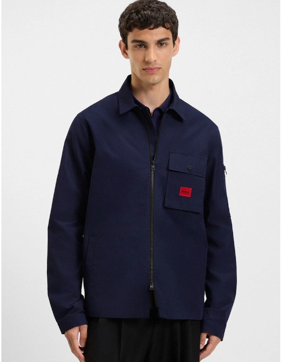 HUGO Emmond Overshirt A1-25 418 Navy