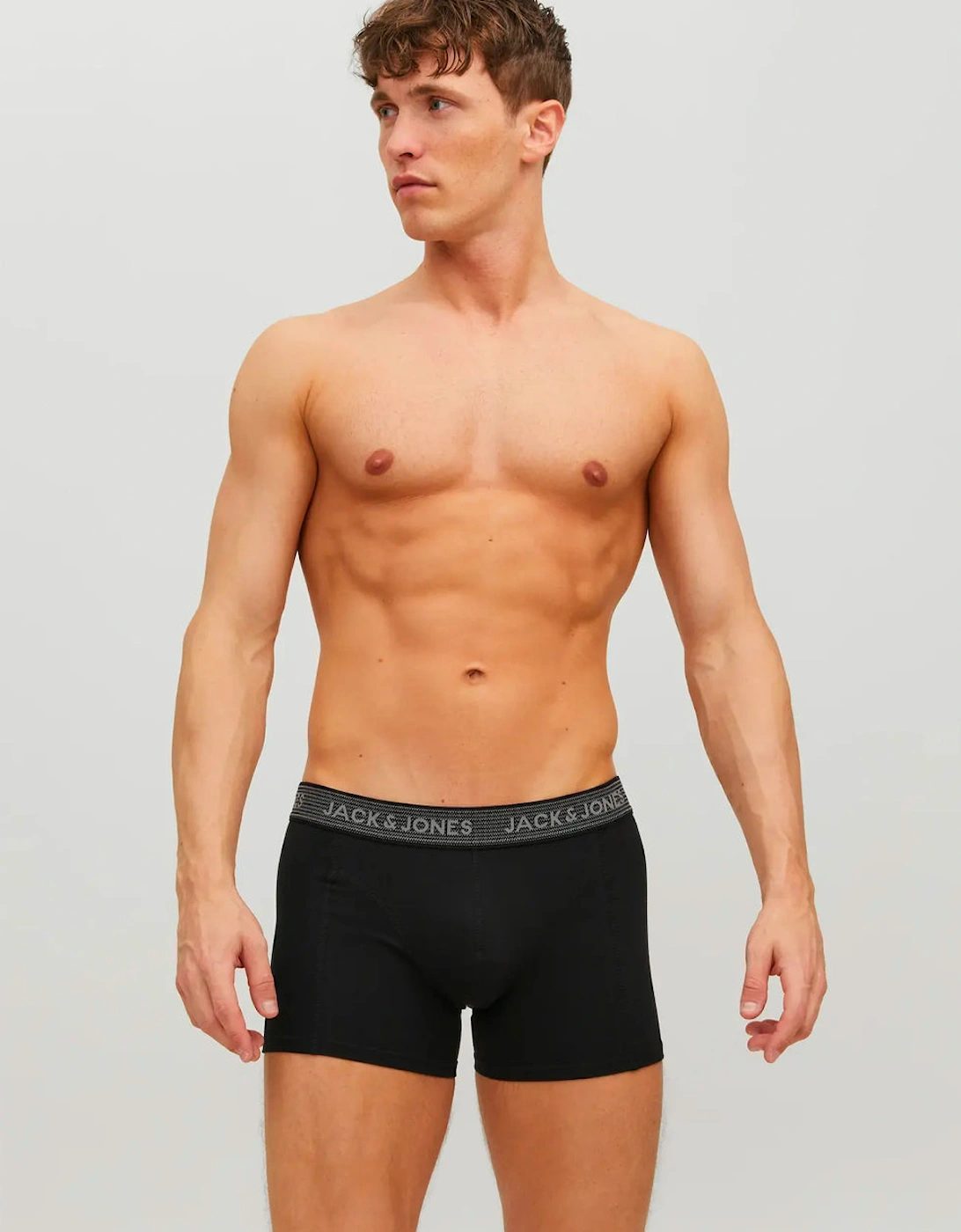 Underwear waist band Trunks 3 Pack Asphalt/hawaiian