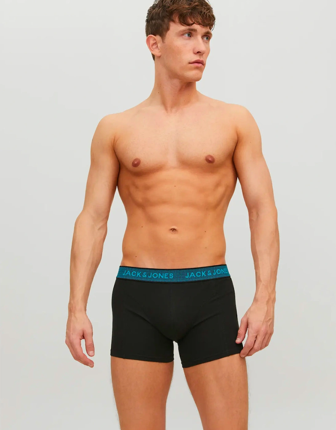 Underwear waist band Trunks 3 Pack Asphalt/hawaiian