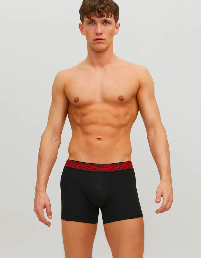 Underwear waist band Trunks 3 Pack Asphalt/hawaiian