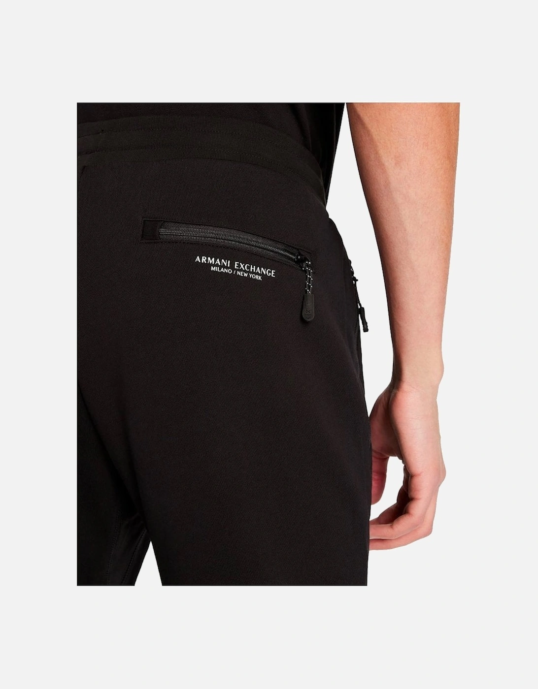 A|X Mens Track Bottoms With Zip Pocket Black