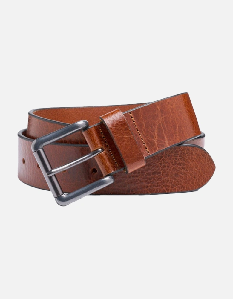 Roller Buckle Belt Mid Brown