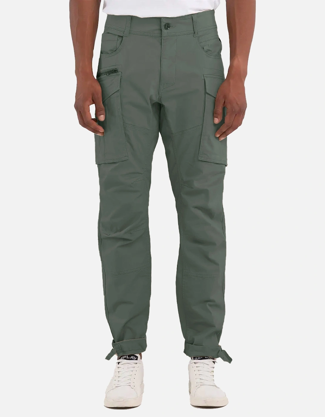 Combat Pants With Zip & Pocket Detail 703 Khaki, 4 of 3