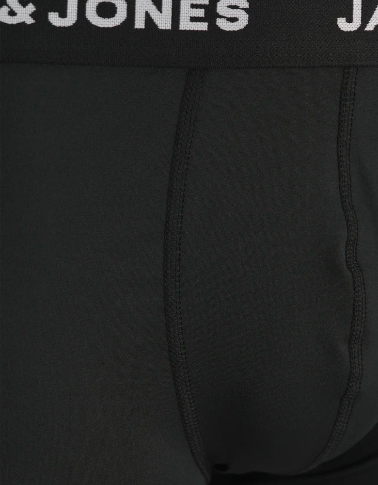 Jacbase Underwear Microfiber 3 Pack Trunks Black