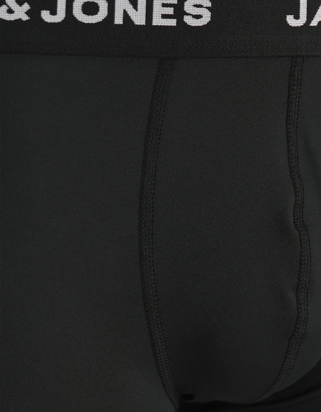 Jacbase Underwear Microfiber 3 Pack Trunks Black