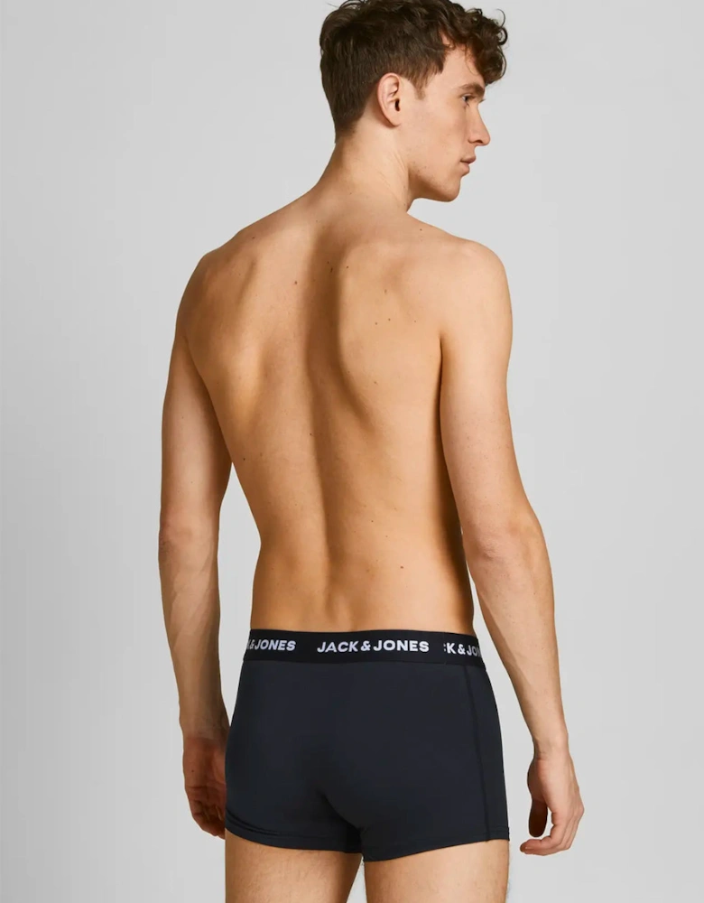 Jacbase Underwear Microfiber 3 Pack Trunks Black
