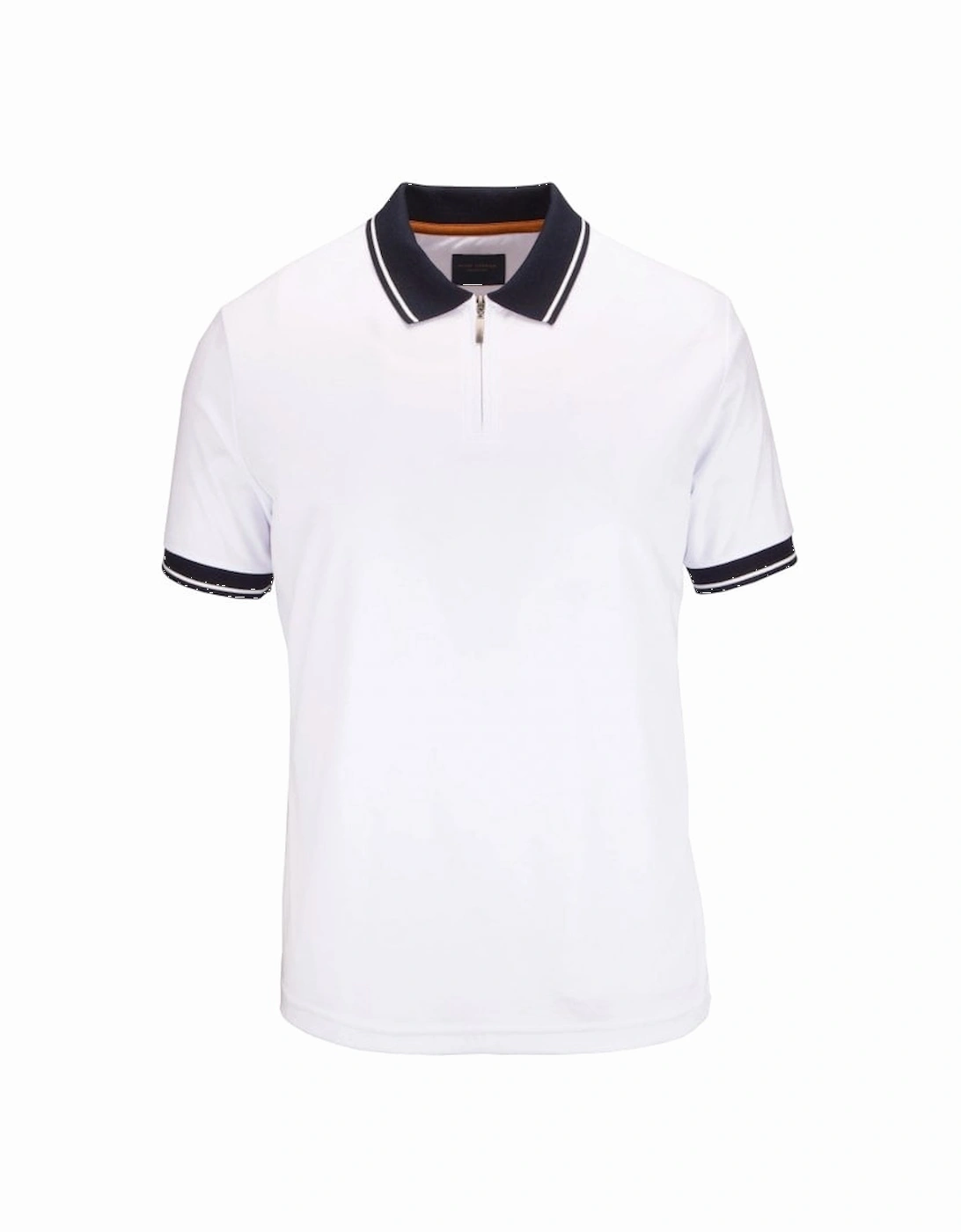 1/4 Zip Polo Shirt White, 3 of 2