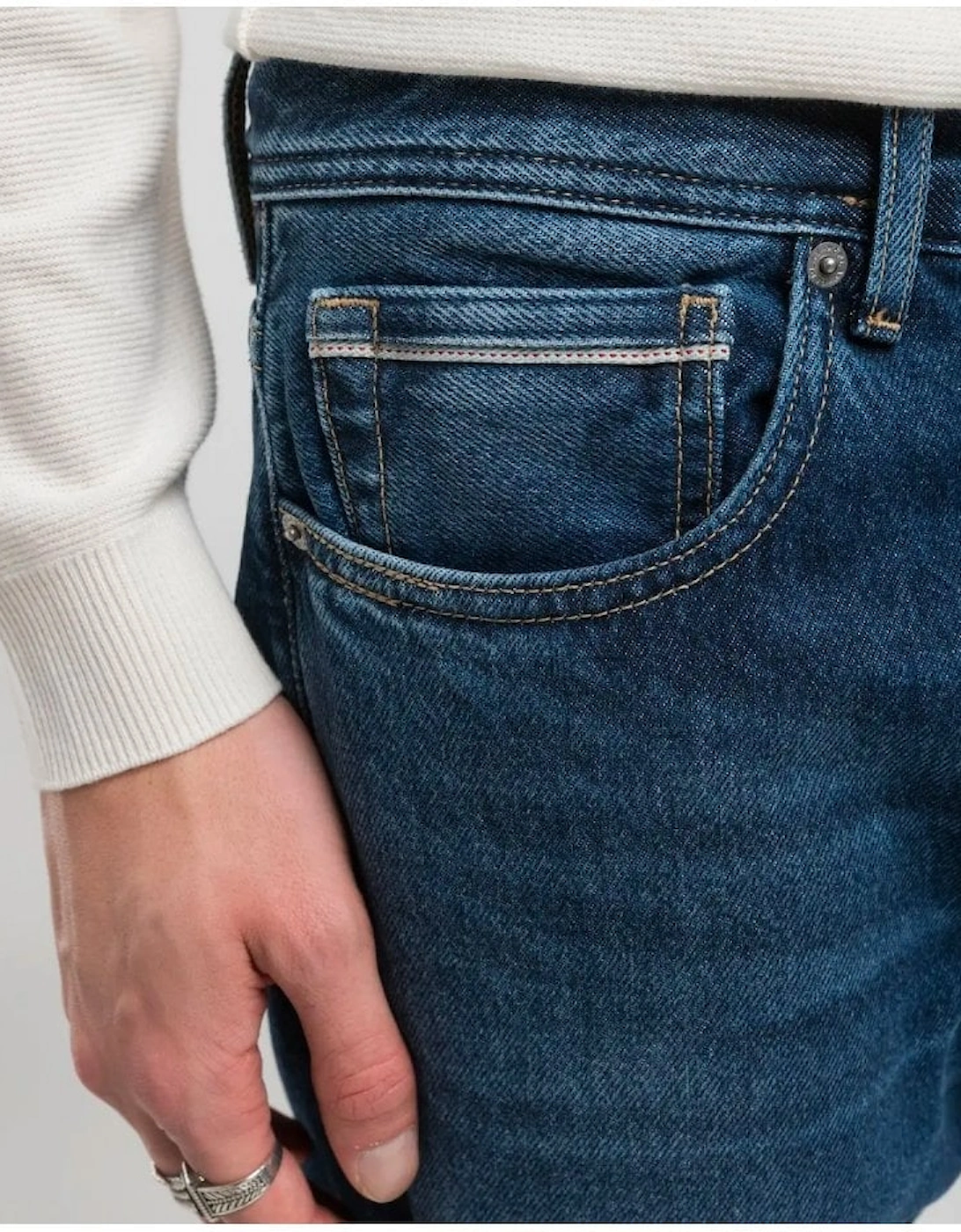 Grover Dark Wash Straight Fit Jean 007