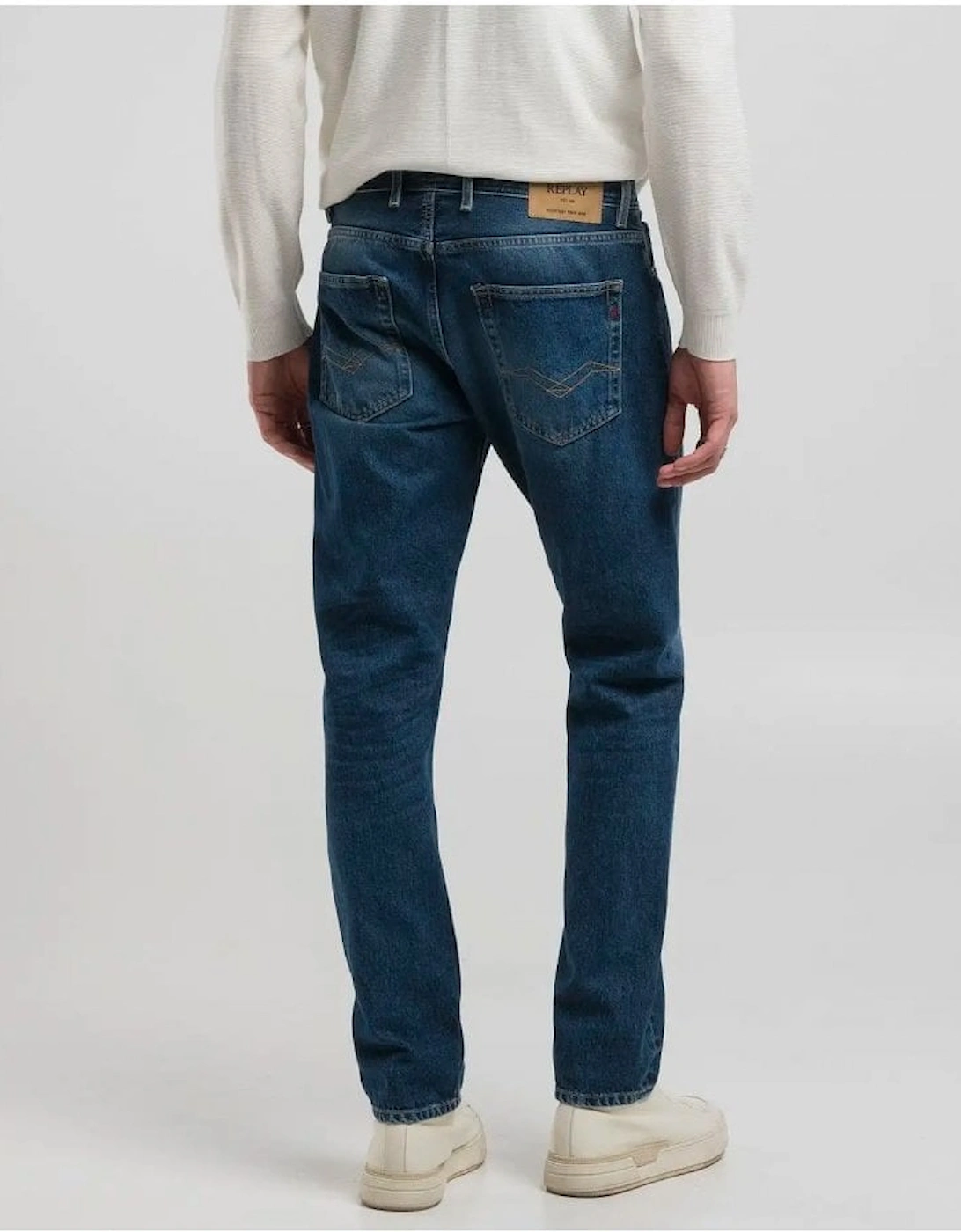 Grover Dark Wash Straight Fit Jean 007