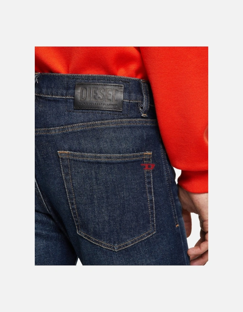 Mens D-strukt Denim Slim Tapered Jean Dark Blue 009hn