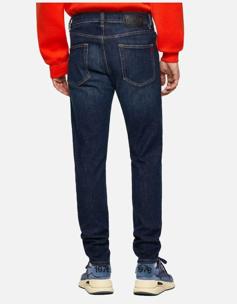 Mens D-strukt Denim Slim Tapered Jean Dark Blue 009hn