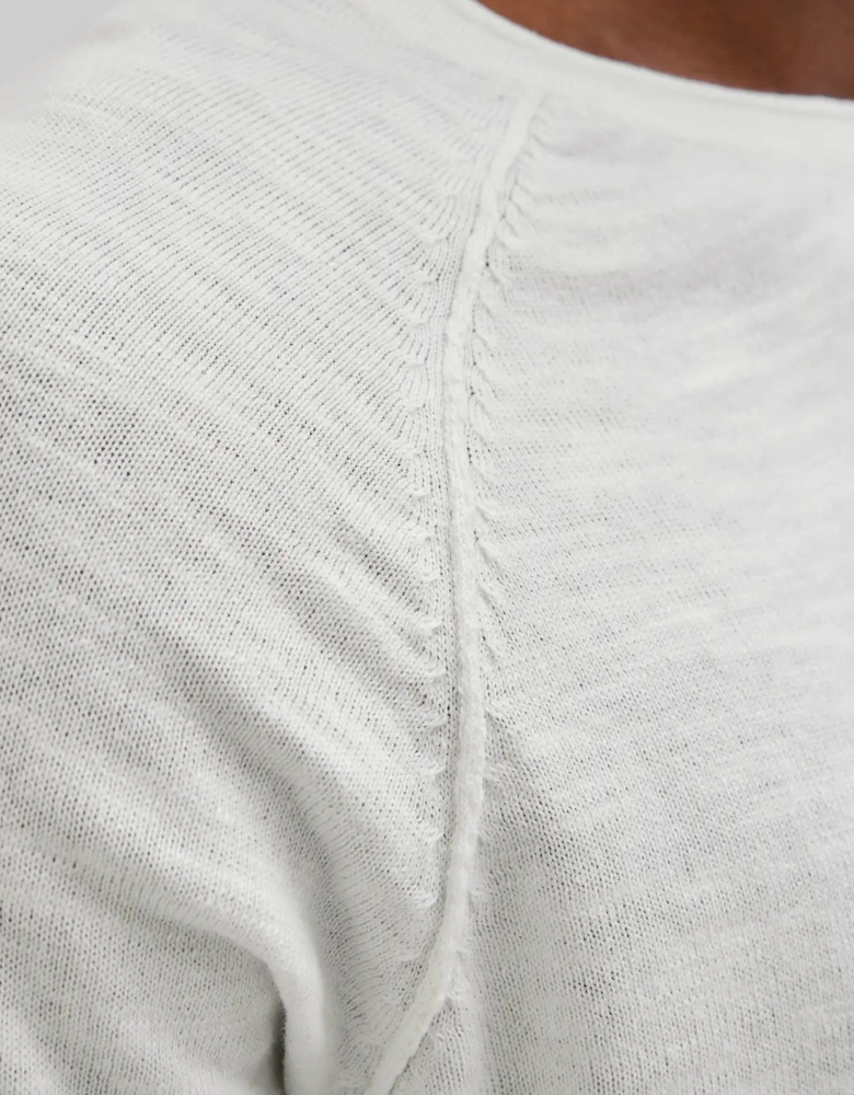 Jjbreeze Knit Crew Neck Jumper Cloud Dancer