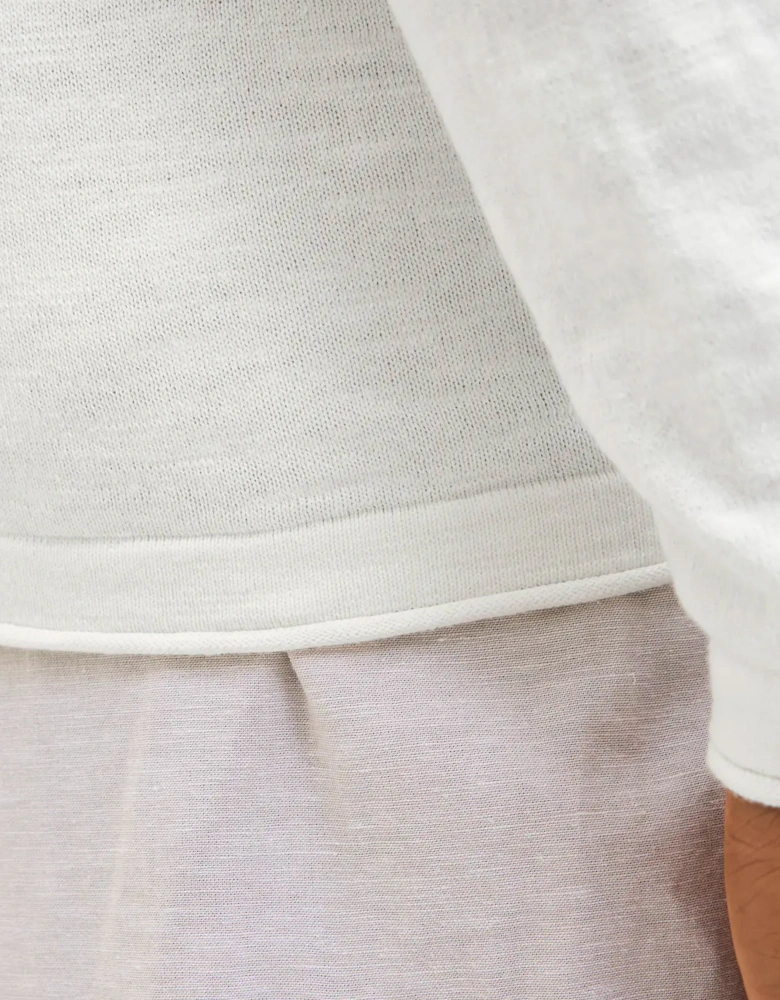 Jjbreeze Knit Crew Neck Jumper Cloud Dancer