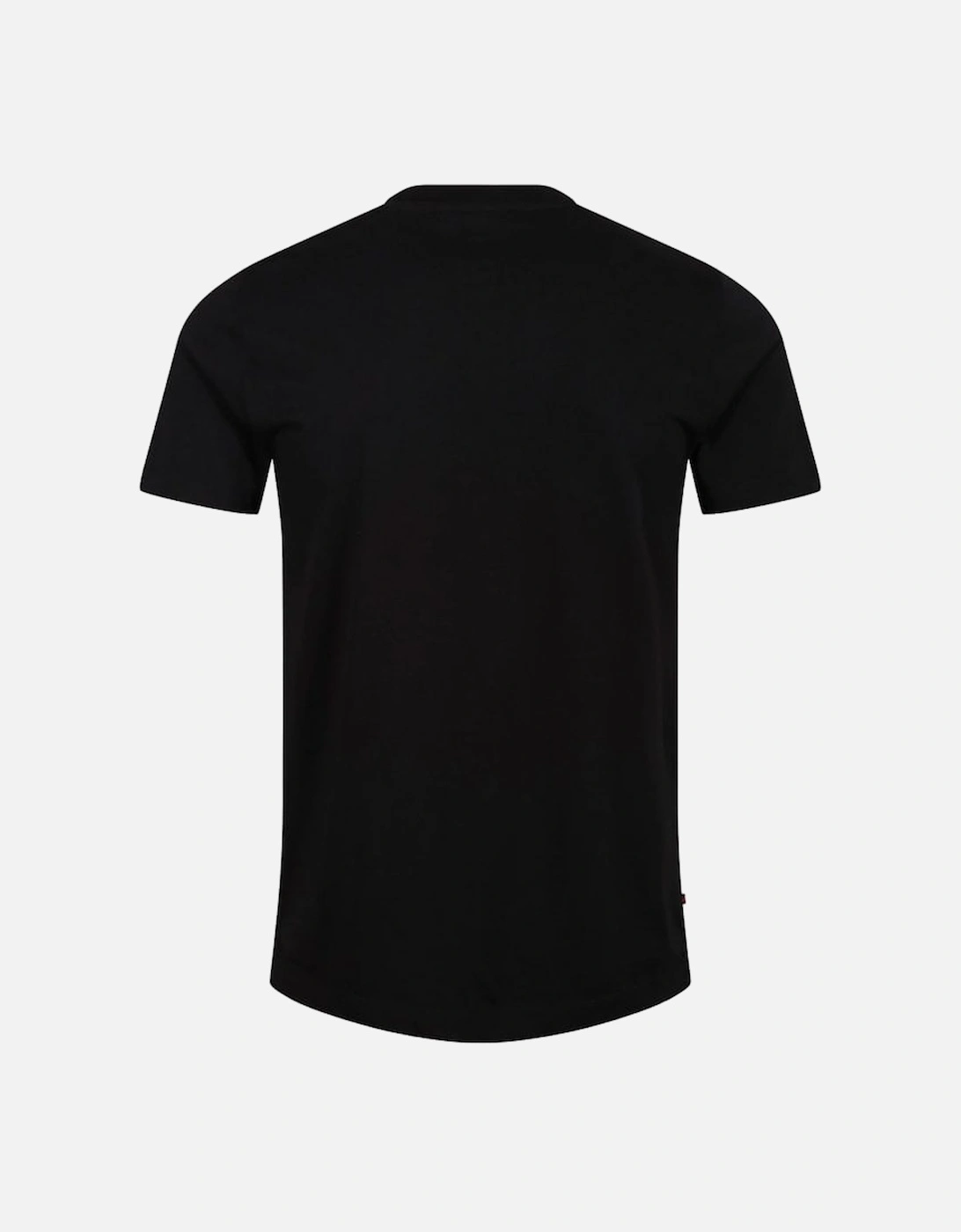 Luke Mainline Printed Jersey Tee Shirt Jet Black