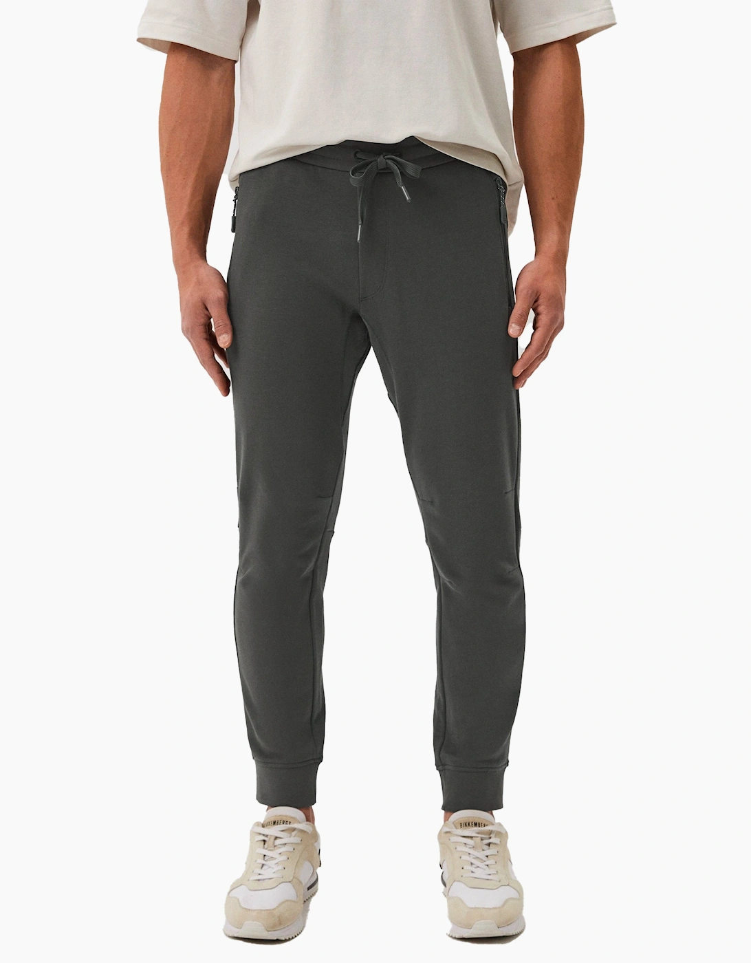 Armani Exchange Men's Grey A|X Track Bottoms With Zip Pocket - Size 33/32/32/38/Regular