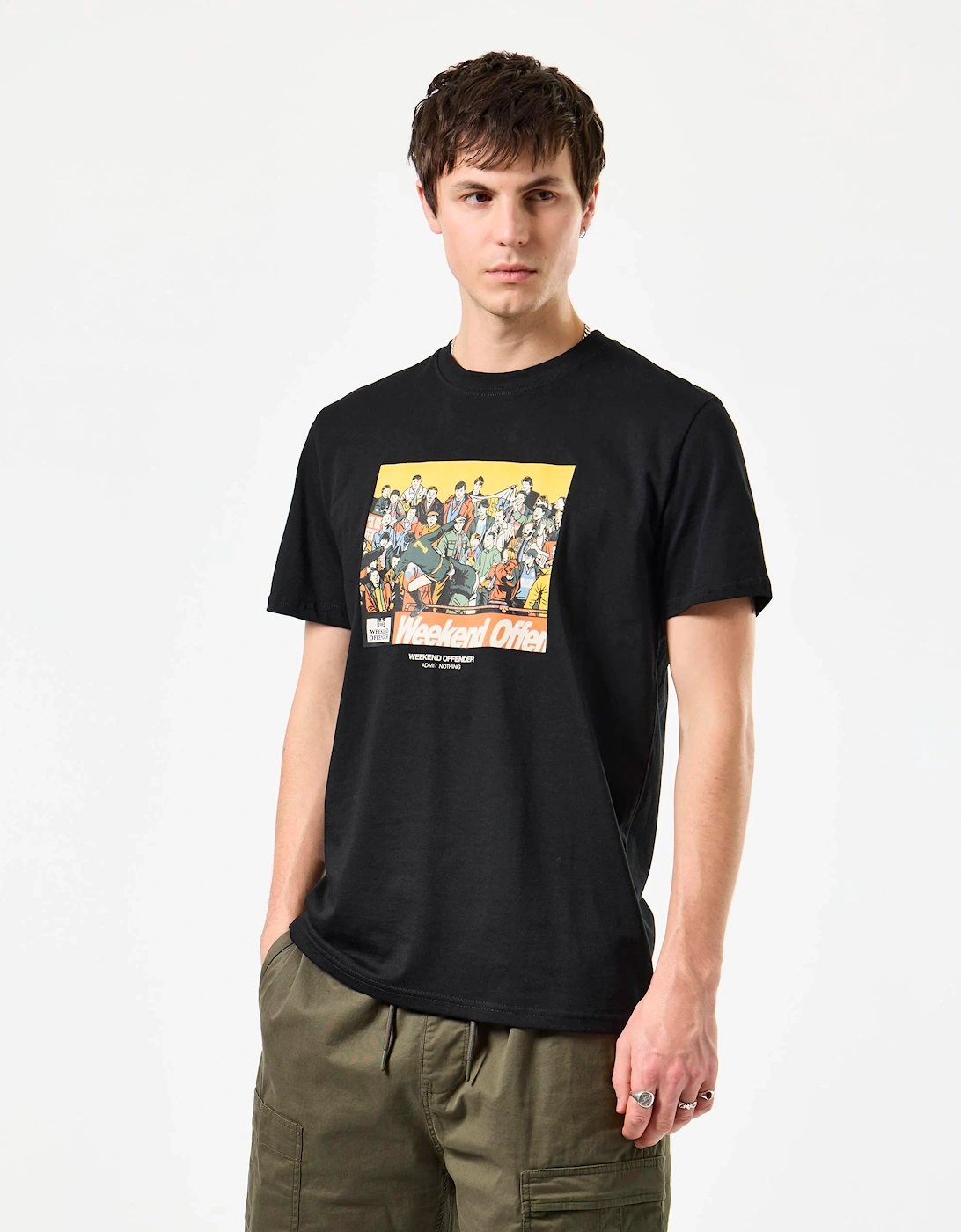 Selhurst Eric Cantona Kung Fu kick T-shirt Black