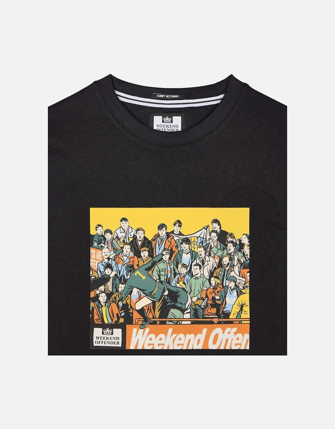 Selhurst Eric Cantona Kung Fu kick T-shirt Black