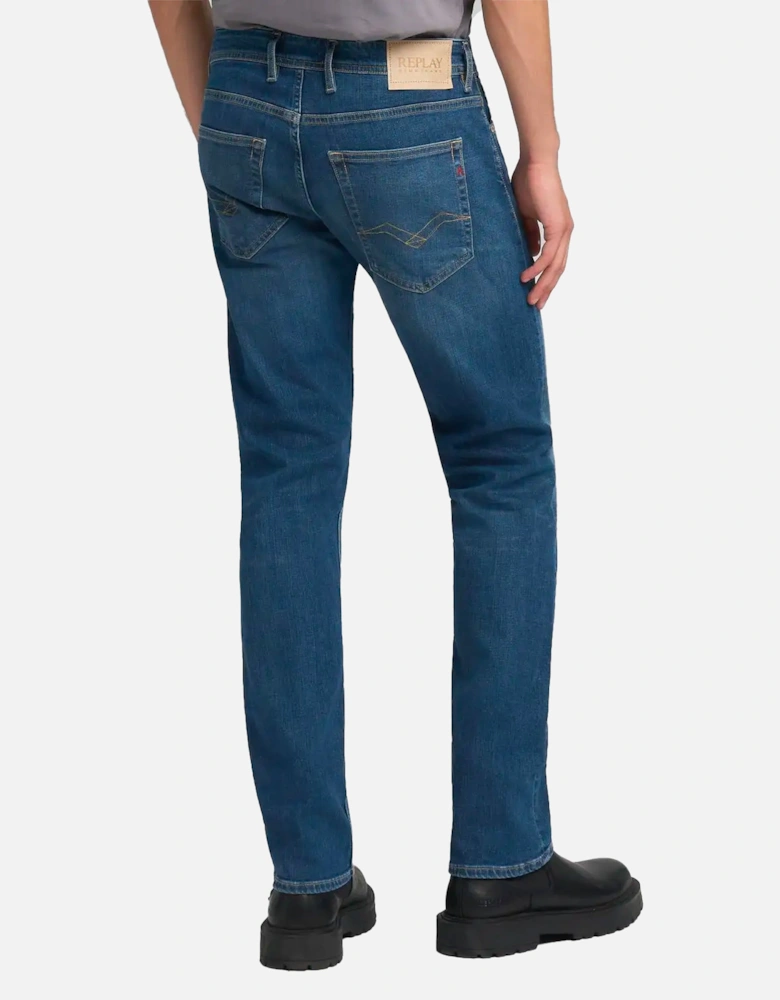 Grover straight fit with comfort stretch Jean Blue 007