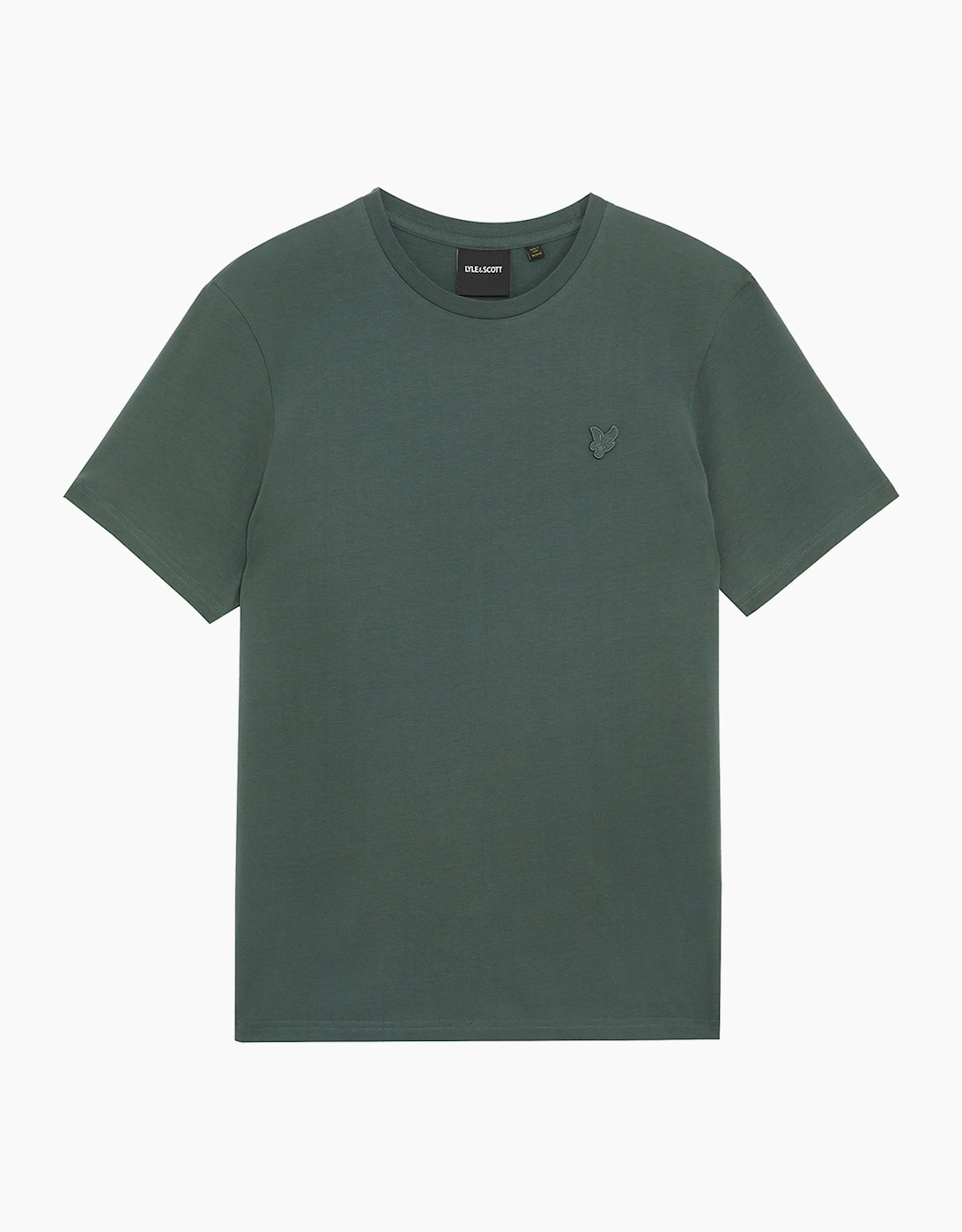 Lyle And Scott Men's Green Lyle & Scott Tonal Eagle T Shirt Black Water  44 Xxl