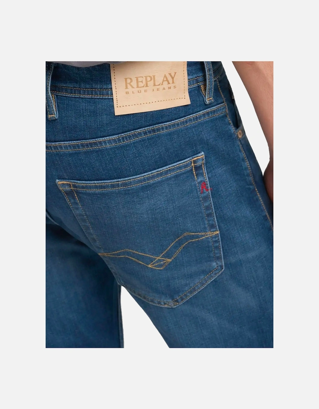 Grover straight fit with comfort stretch Jean Blue 007