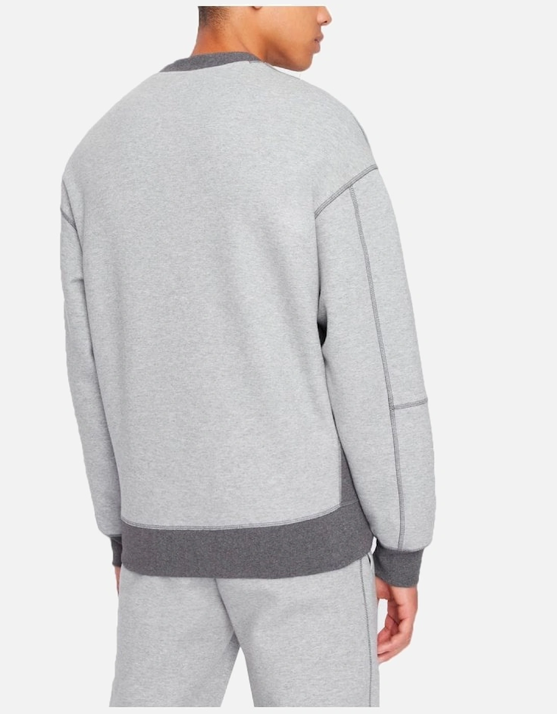 A|X Mens Jersey Sweatshirt Grey Melange