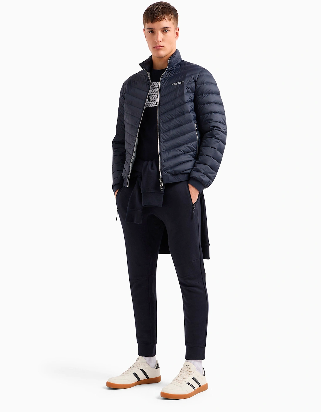 Zip Pocket Track Pants Navy