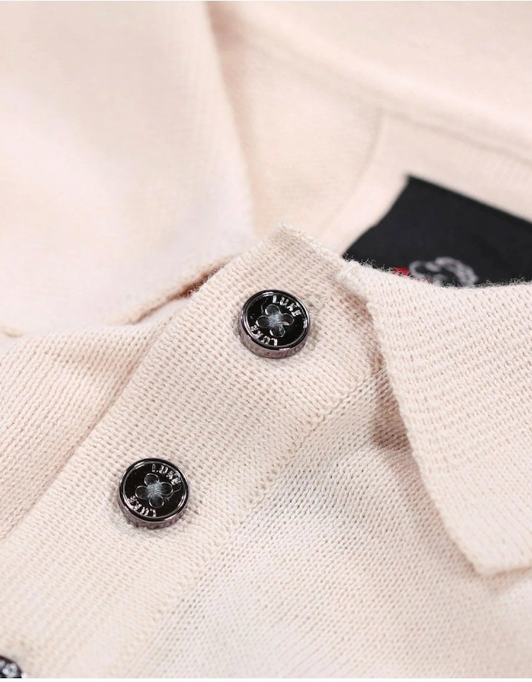 Luke Mainline Venice Long Sleeve Polo Bone