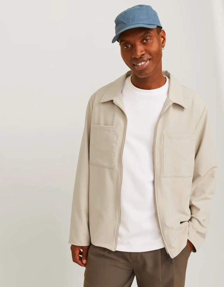 Jjeperfect Shacket Overshirt Moonbeam