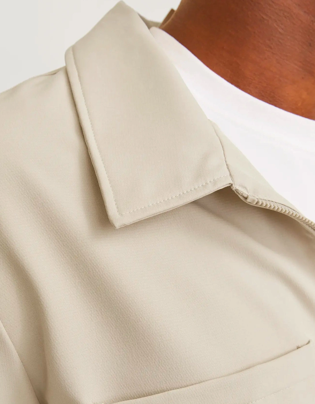 Jjeperfect Shacket Overshirt Moonbeam