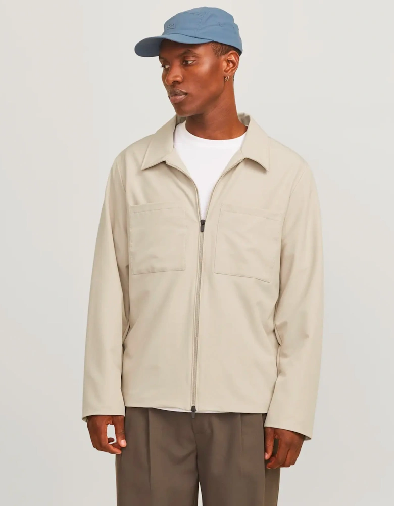 Jjeperfect Shacket Overshirt Moonbeam