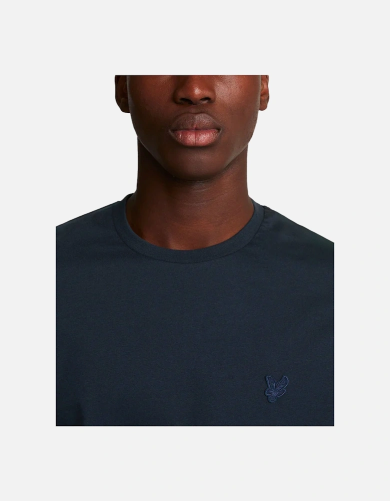 Lyle & Scott Tonal Eagle T Shirt Dark Navy