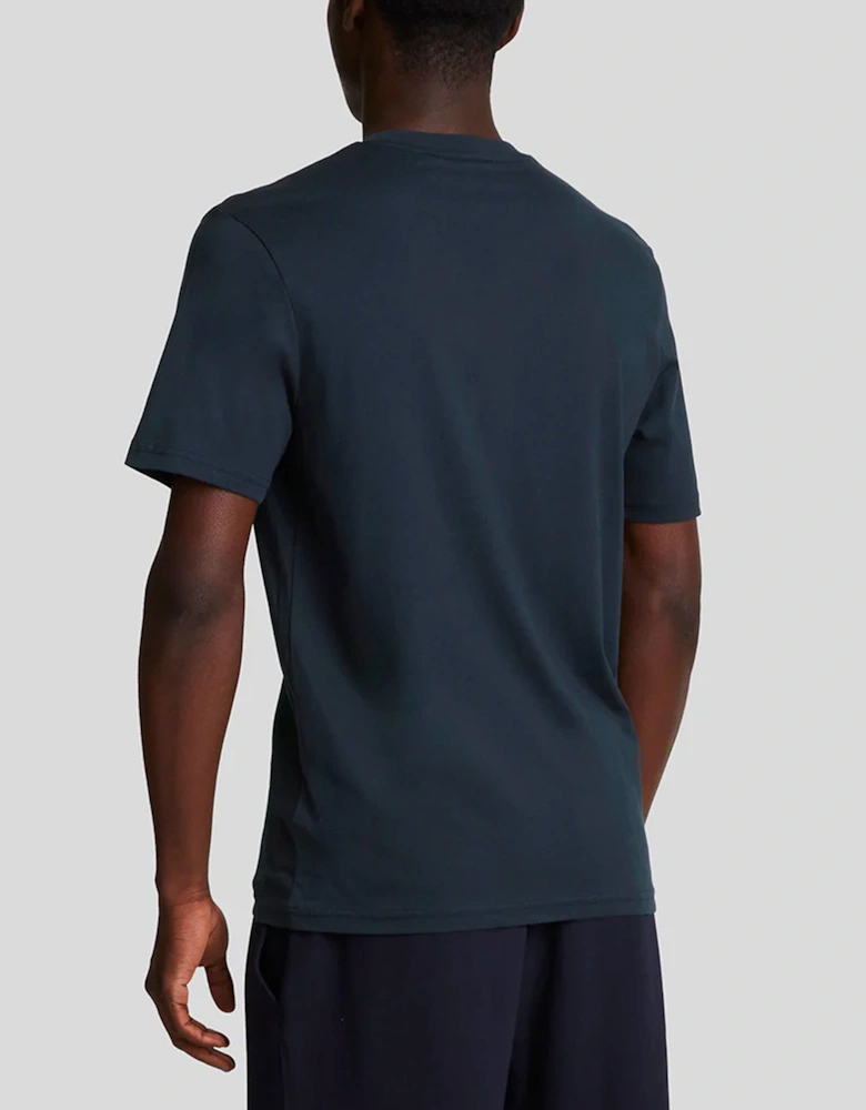 Lyle & Scott Tonal Eagle T Shirt Dark Navy