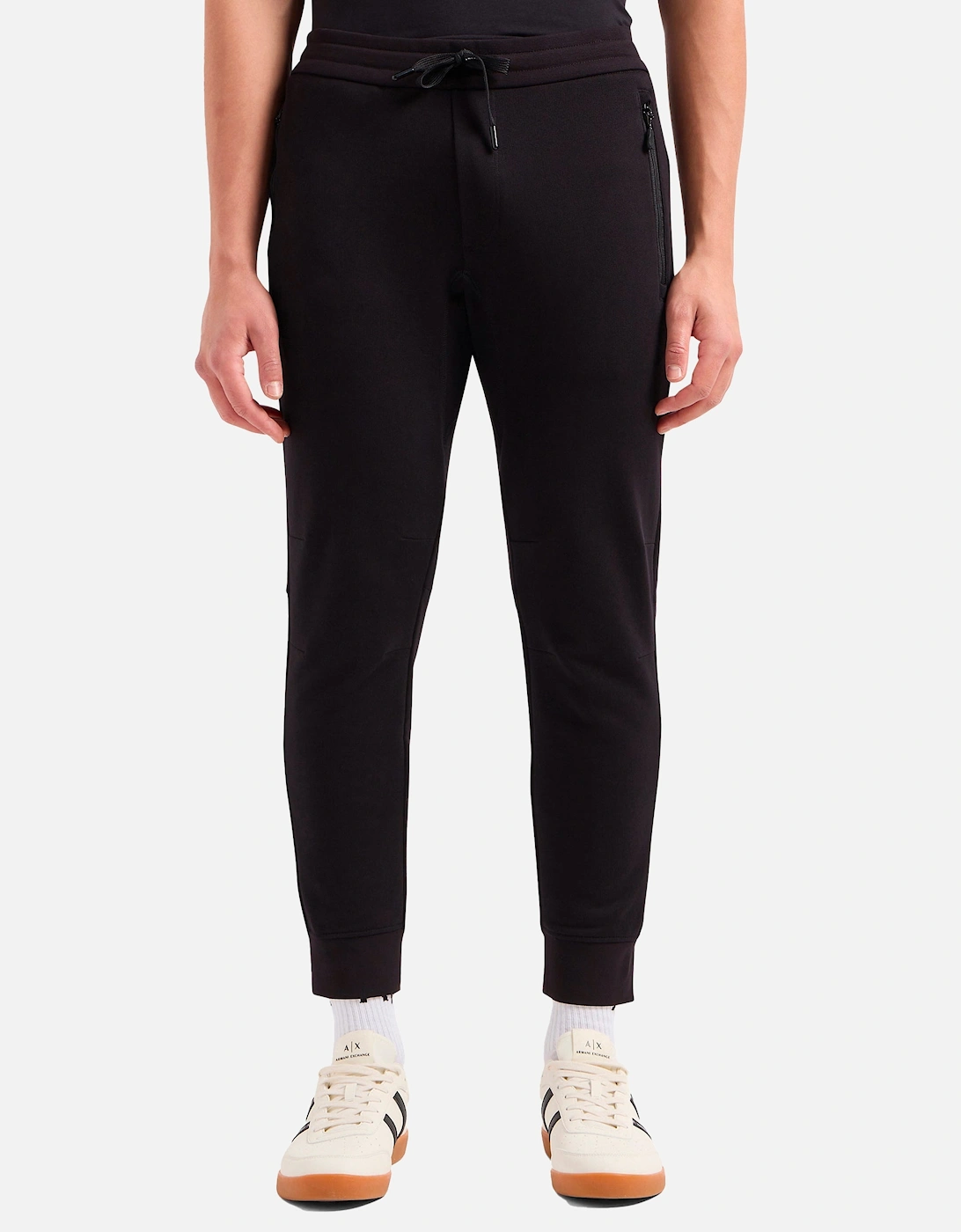 Zip Pocket Track Pants Black, 6 of 5