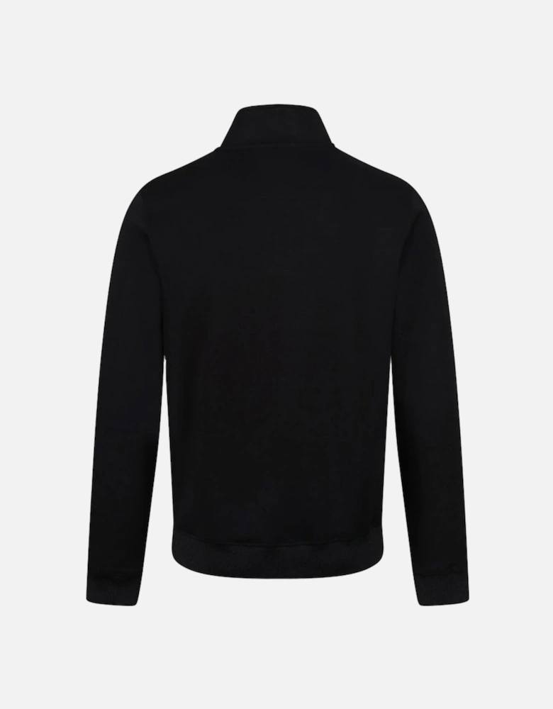 Mainline Full Hardy Zip Sweatshirt Jet Black