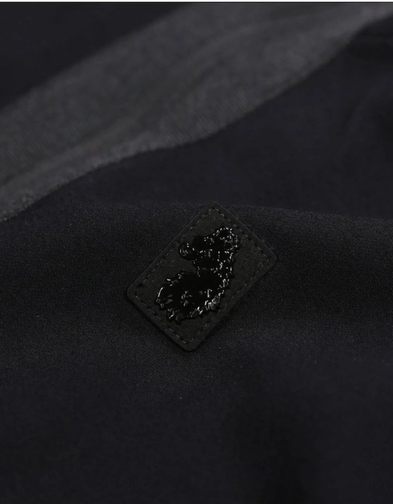 Mainline Full Hardy Zip Sweatshirt Jet Black