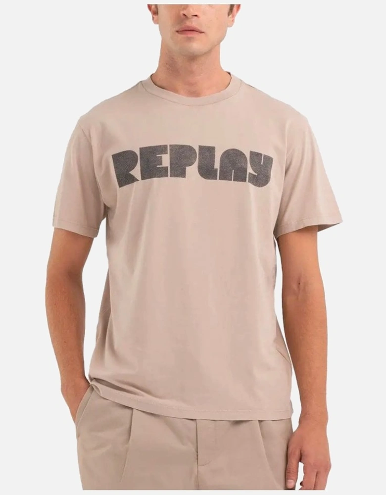 Organic Logo T Shirt Stone