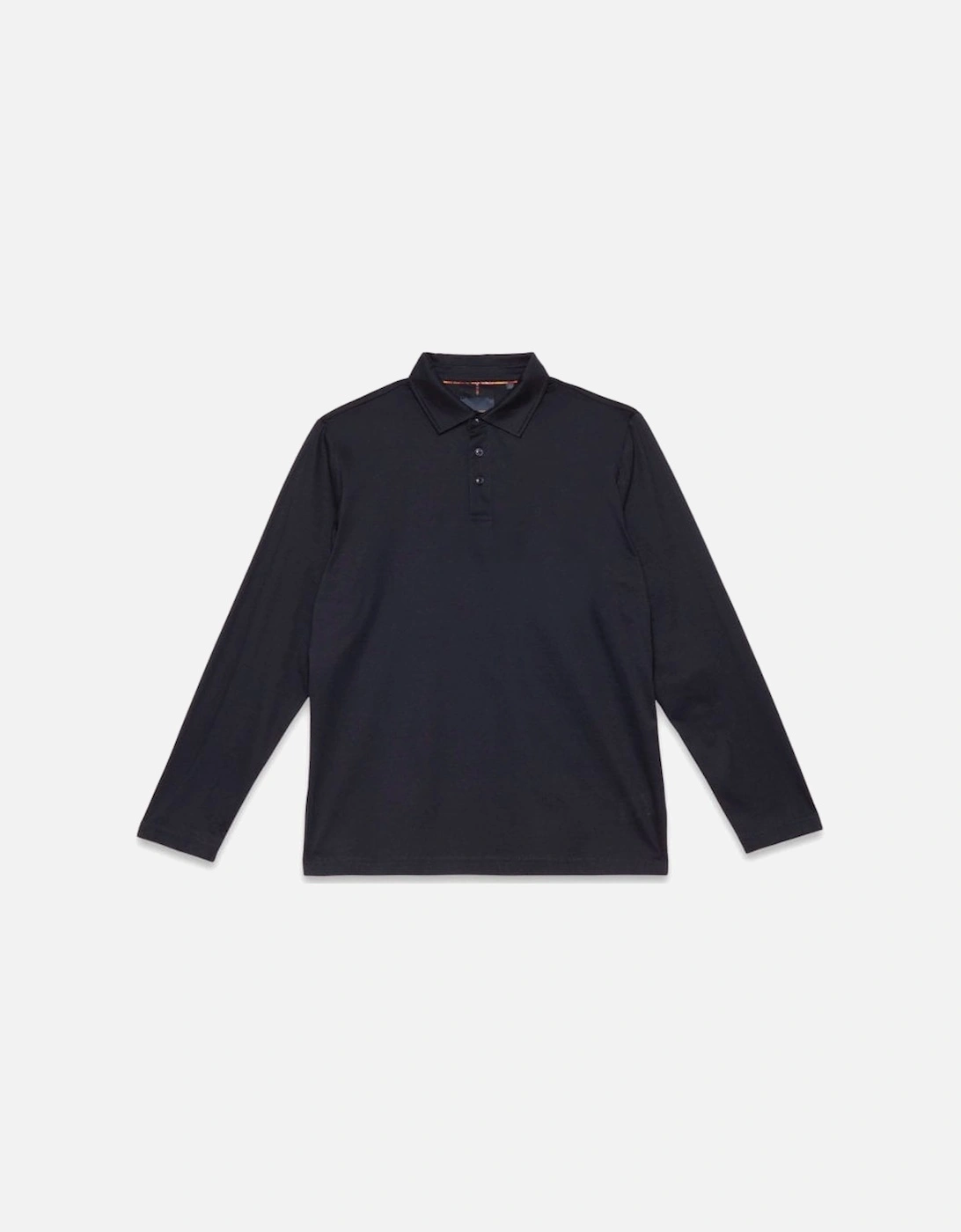 Guide Premium Long Sleeve Jersey Polo Shirt Navy, 2 of 1