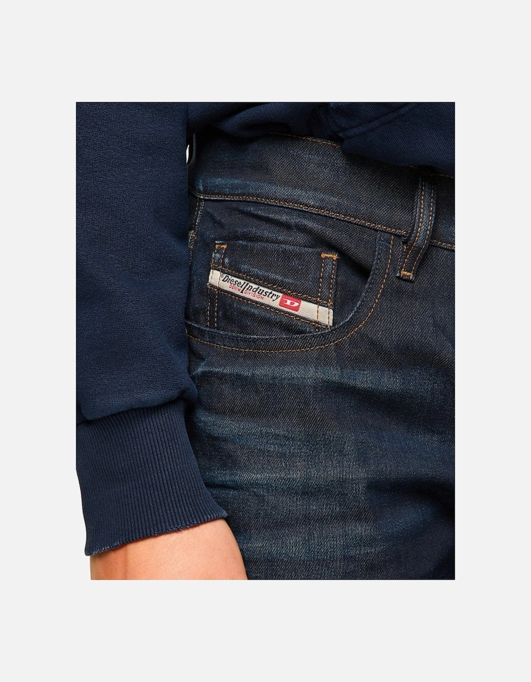 Mens D-strukt Denim Slim Tapered Jean Dark Blue 09A45