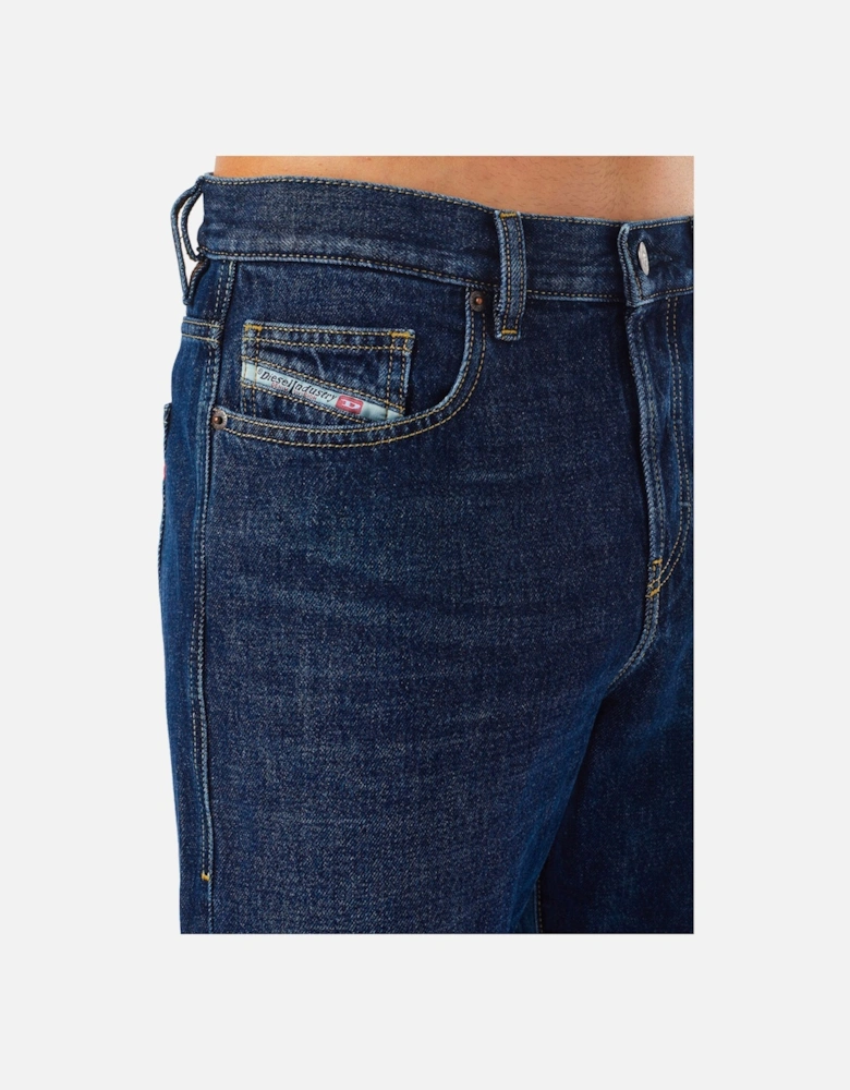 Mens D-Viker Straight Leg Regular Fit Jean Dark Blue 09C03