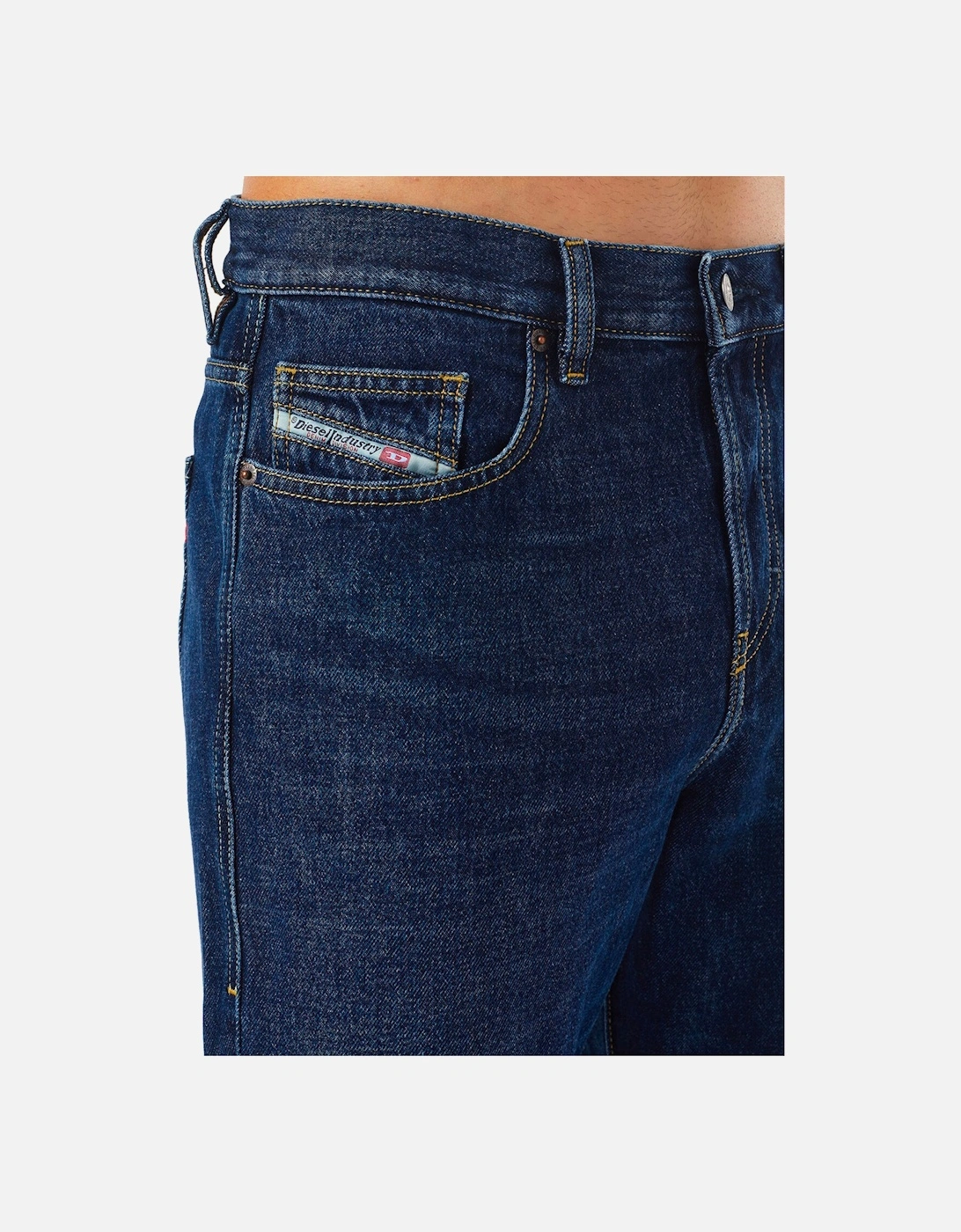 Mens D-Viker Straight Leg Regular Fit Jean Dark Blue 09C03