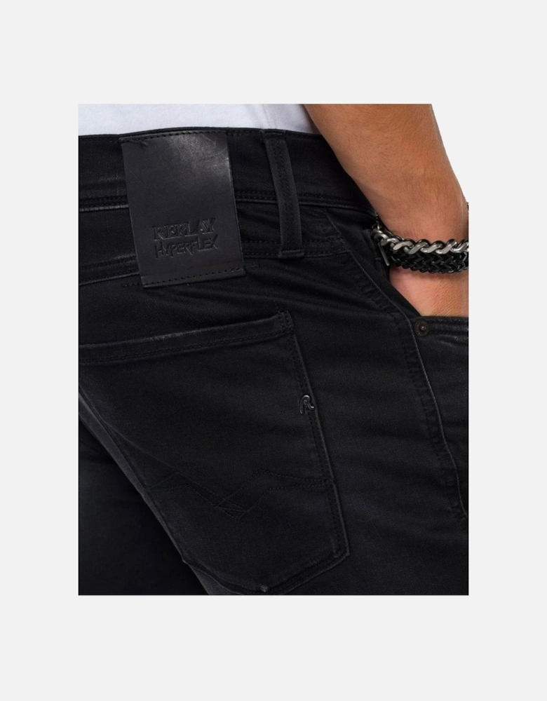 Hyperflex Mens X-lite Black Stretch Jeans 098