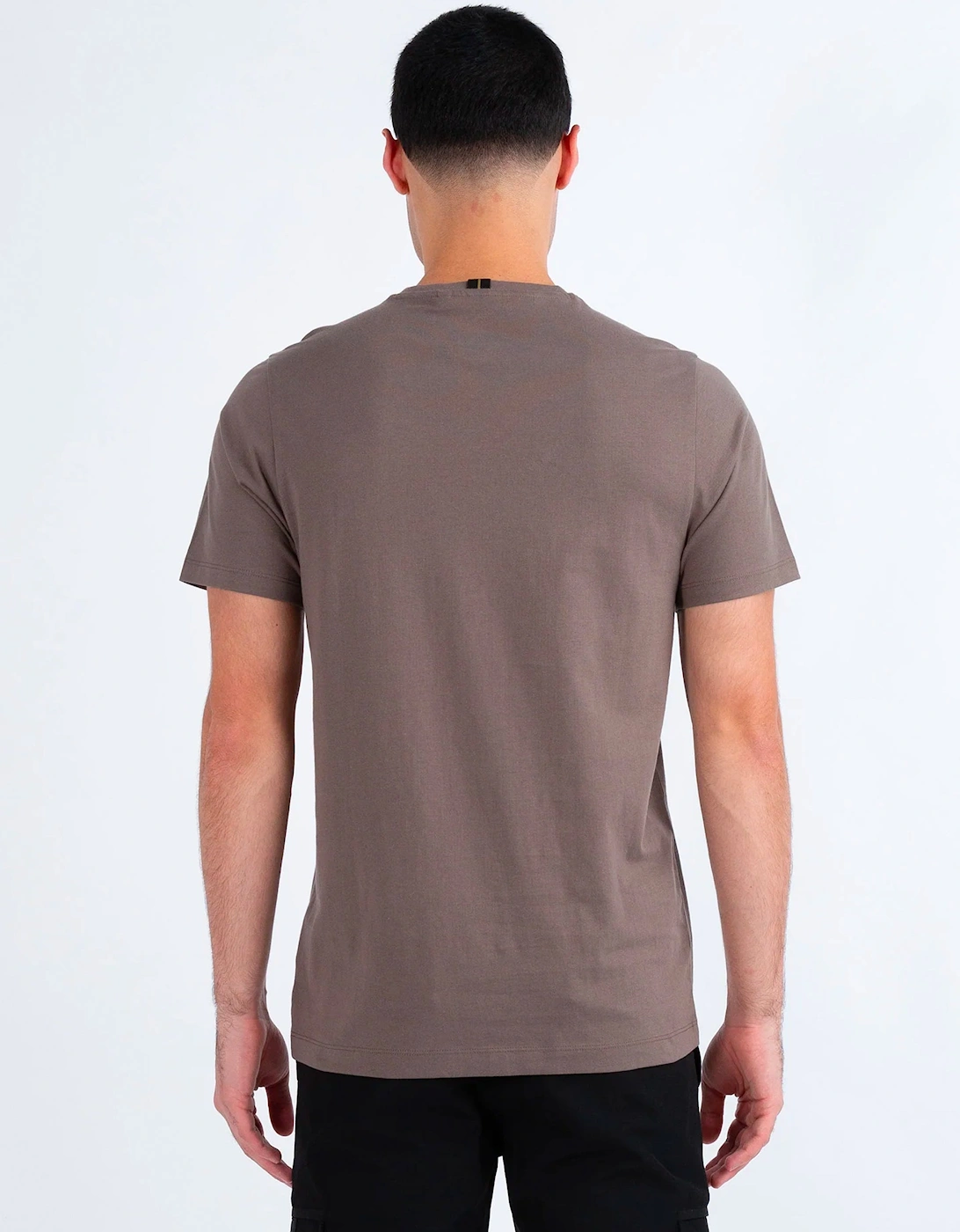 Luke Brunei Patch T Shirt Mushroom