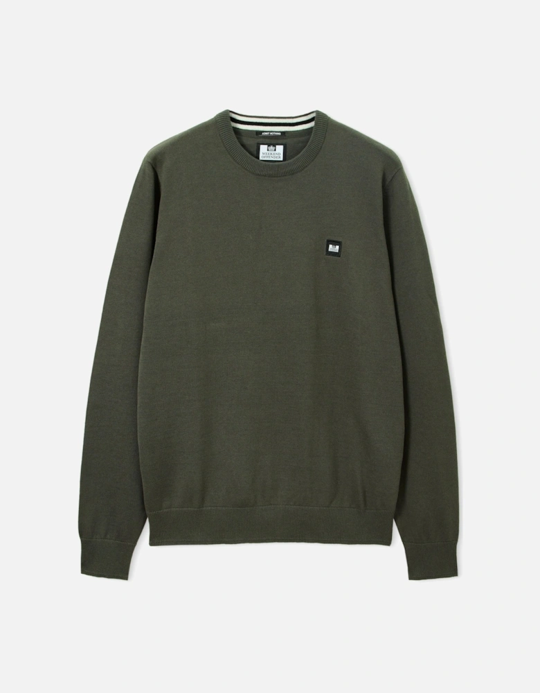 Solace fine gauge sweater Forest