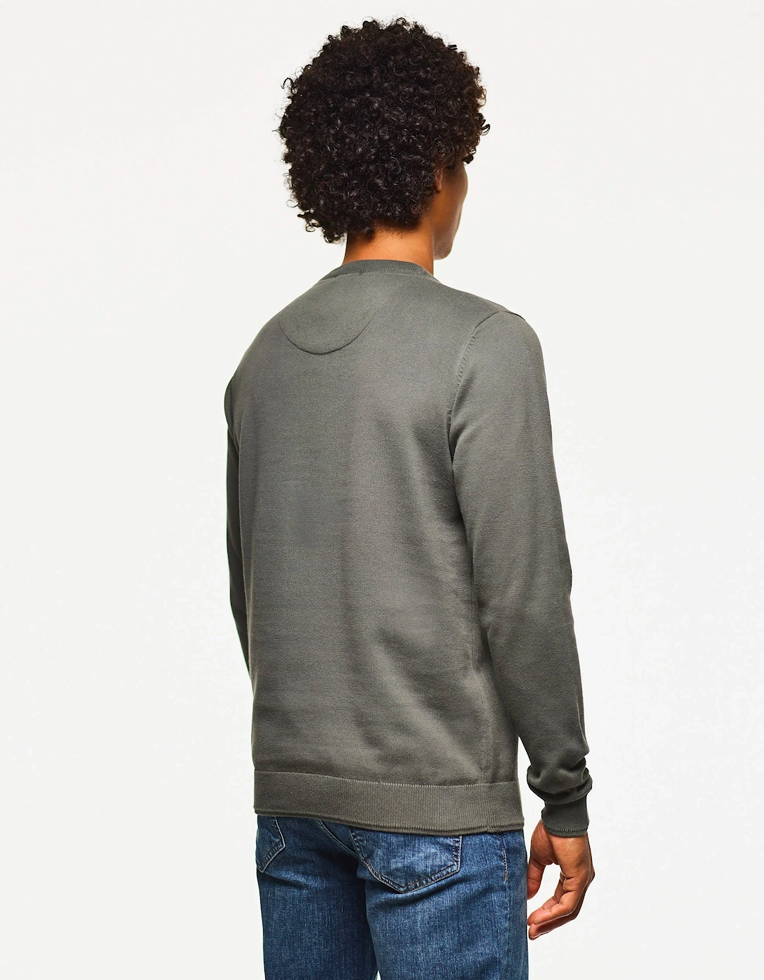 Solace fine gauge sweater Forest