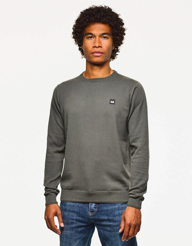 Solace fine gauge sweater Forest